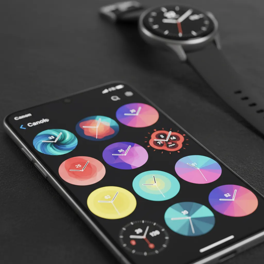 Las apps companion ofrecen catálogos con decenas de esferas gratuitas listas para transferir al reloj