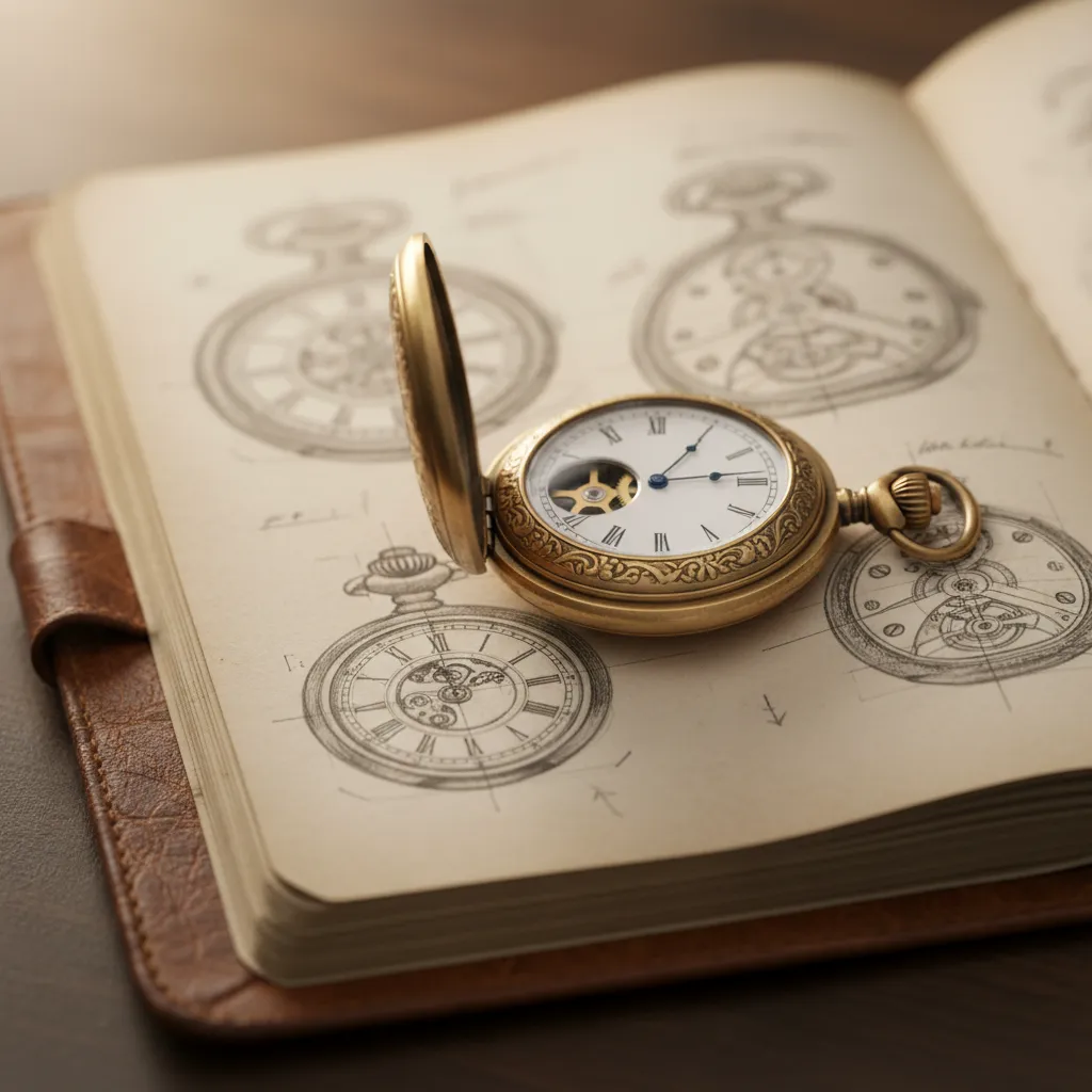 Los catálogos históricos de relojería incluían ilustraciones técnicas que hoy sirven de referencia para artistas e ilustradores