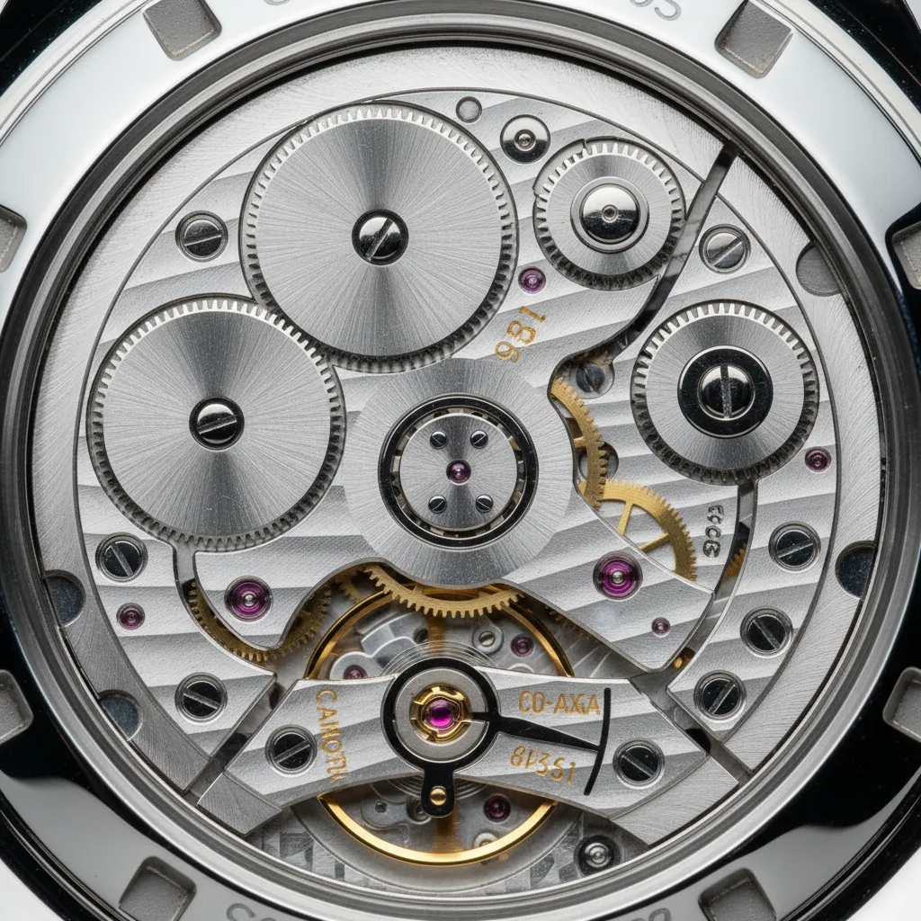 El calibre Co-Axial Master Chronometer 3861 combina herencia relojera con certificación METAS de última generación