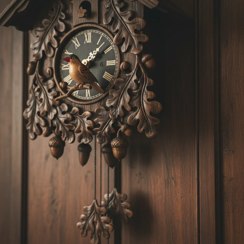 Un reloj de cuco auténtico de la Selva Negra con certificación VdS: artesanía centenaria que sigue viva en cada talla de madera