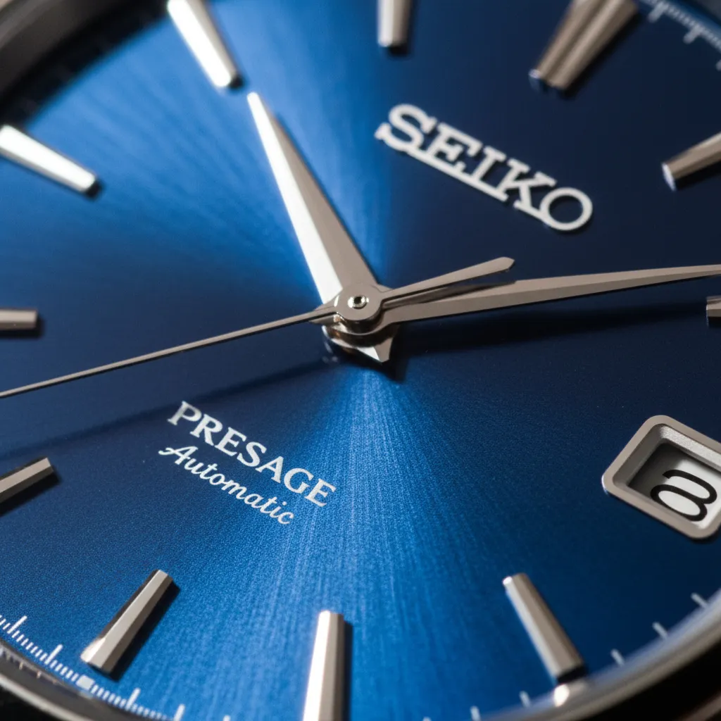 Las esferas de la colección Presage Cocktail Time presentan acabados artesanales que rivalizan con la alta relojería suiza