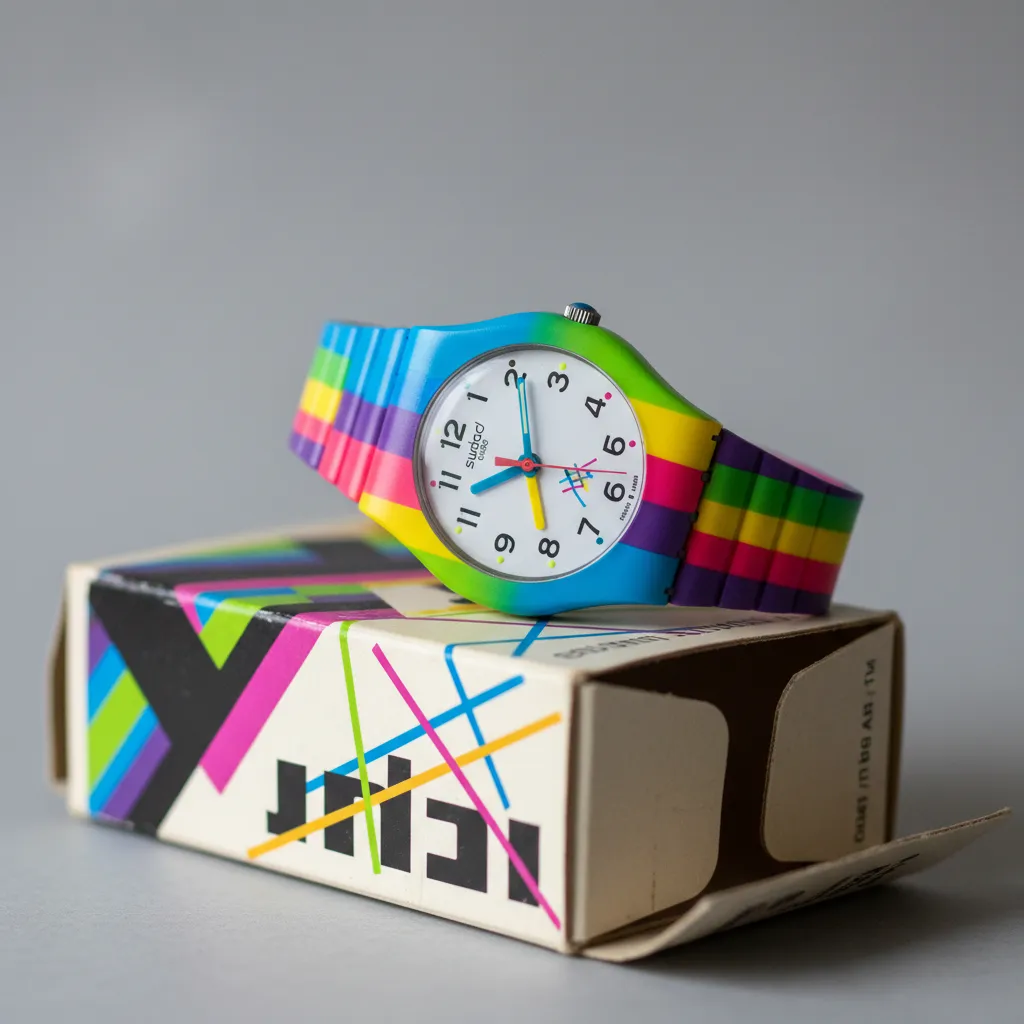 Los primeros Swatch de los años 80 con su embalaje original alcanzan cifras de cinco dígitos en subastas especializadas