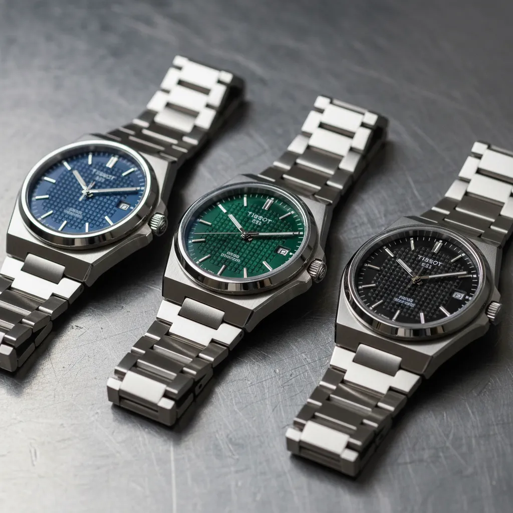 Azul, verde y negro: las tres esferas más demandadas del Tissot PRX Powermatic 80 en el mercado español