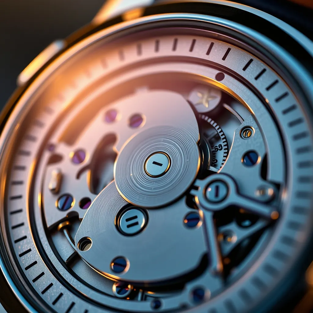Los acabados del calibre manufactura, como las estrías decorativas y los tornillos azulados, son señas de identidad de la alta relojería