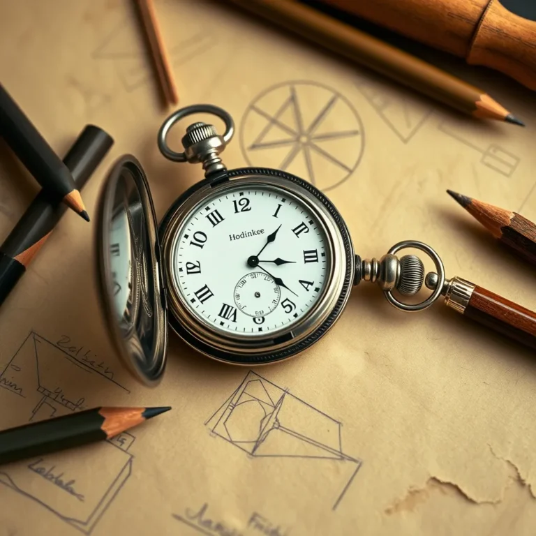 Reloj de bolsillo antiguo dibujo: guía completa de inspiración artística