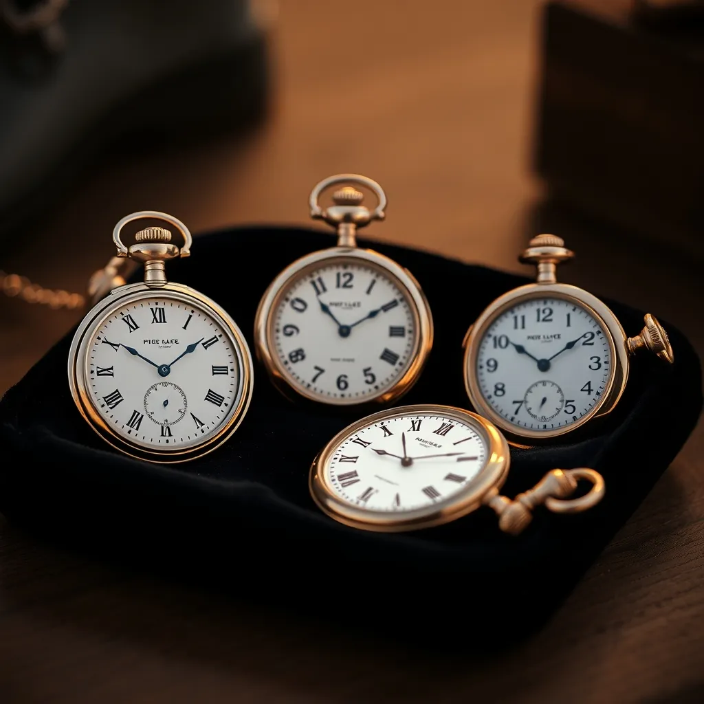 Tres formatos clásicos de reloj de bolsillo femenino: lepine, cazador y medio cazador, cada uno con su personalidad