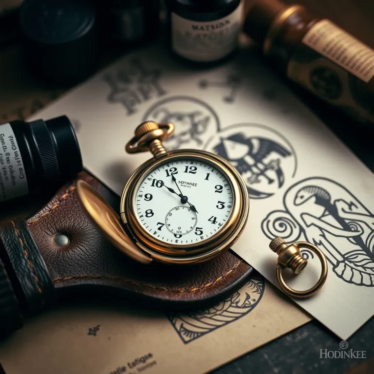 Tattoo reloj de bolsillo: 5 diseños tendencia y su significado real