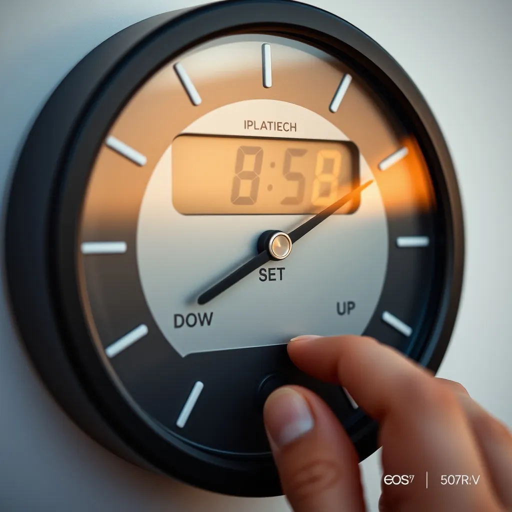 Los relojes digitales de pared concentran todos sus botones de configuración en el panel trasero