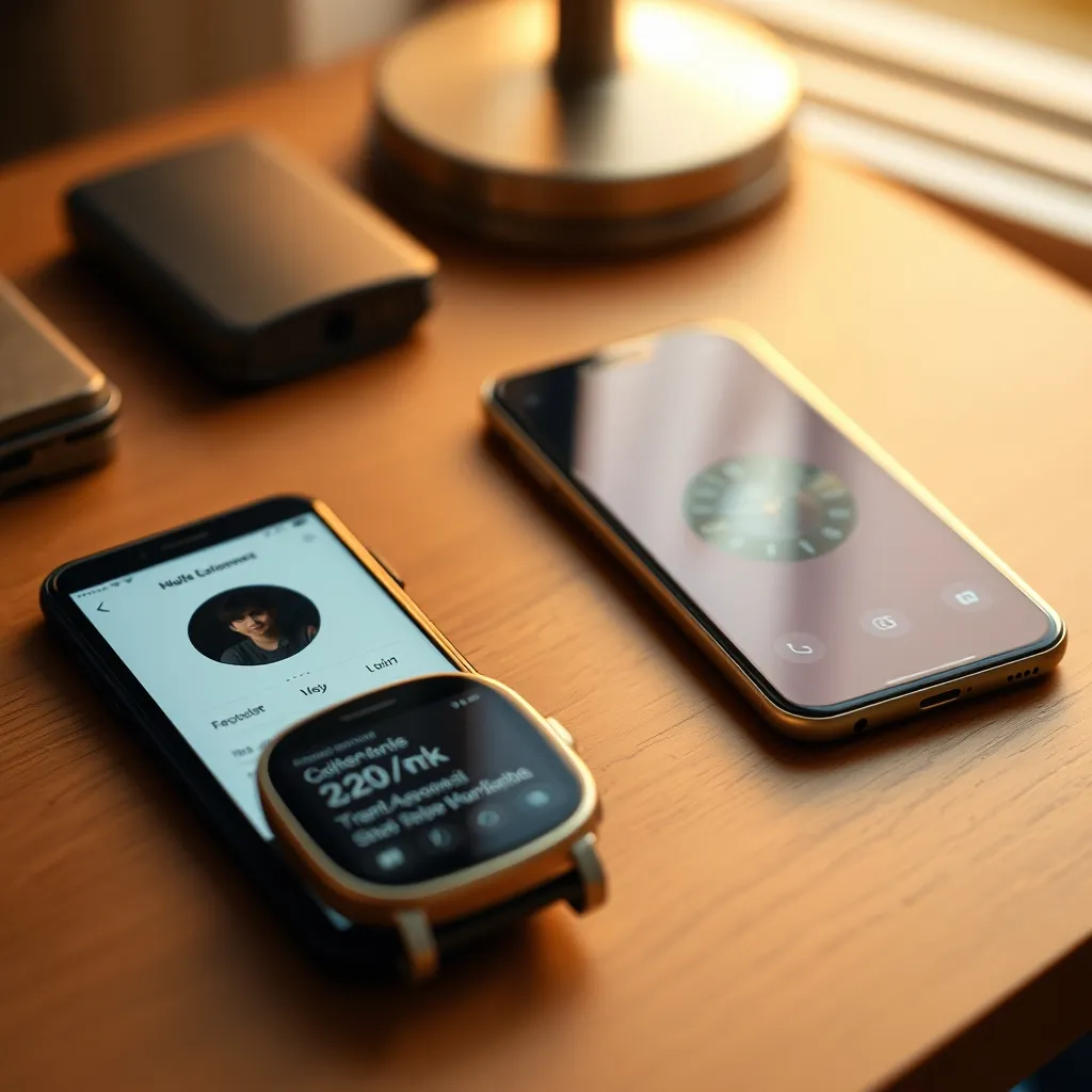 Los relojes inteligentes sincronizan la hora con el móvil mediante su aplicación oficial