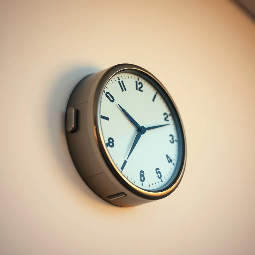 Los relojes digitales de pared suelen esconder los botones de ajuste en la parte trasera o en un lateral