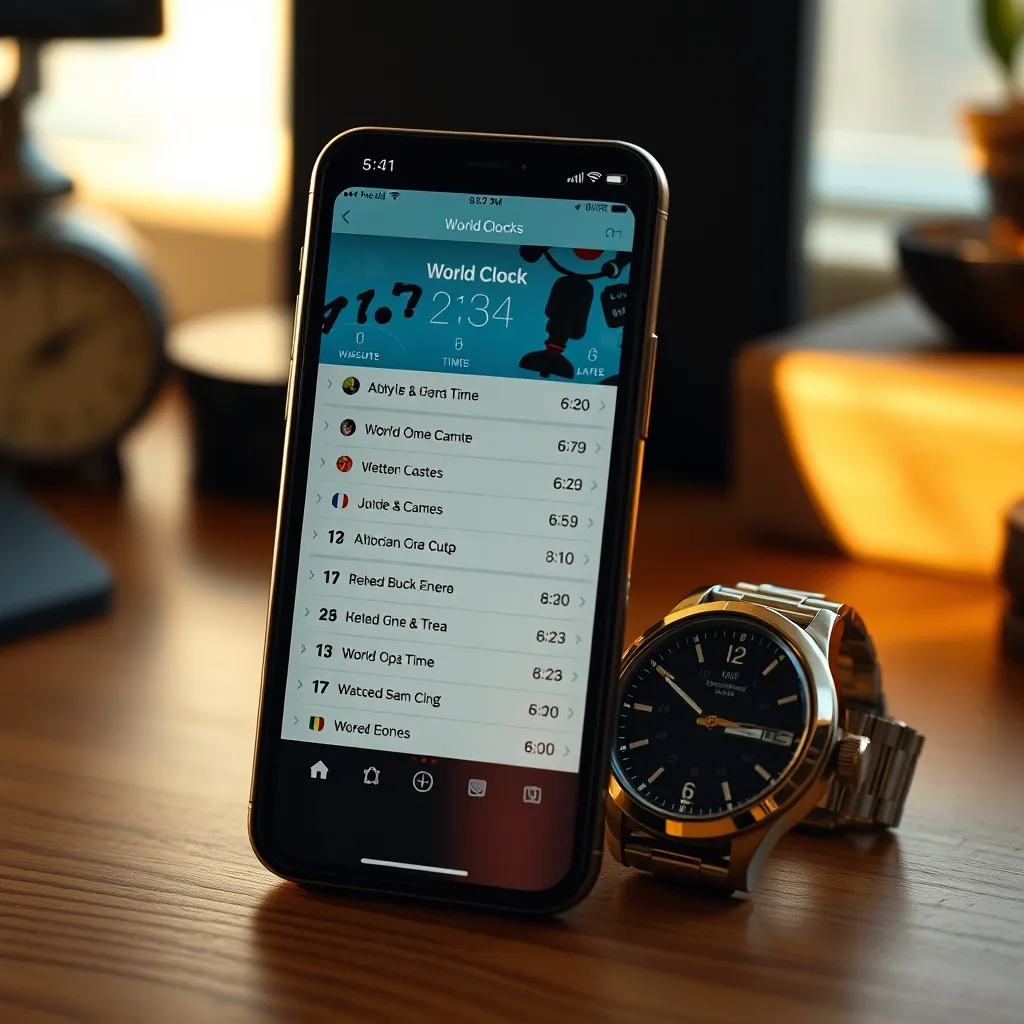 Las aplicaciones de reloj mundial del móvil ofrecen precisión comparable a la de un reloj atómico