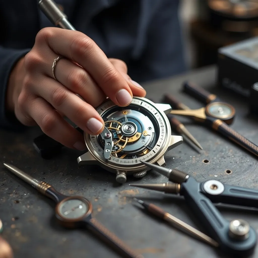 La revisión de un tourbillon exige herramientas especializadas y formación específica que pocos relojeros dominan