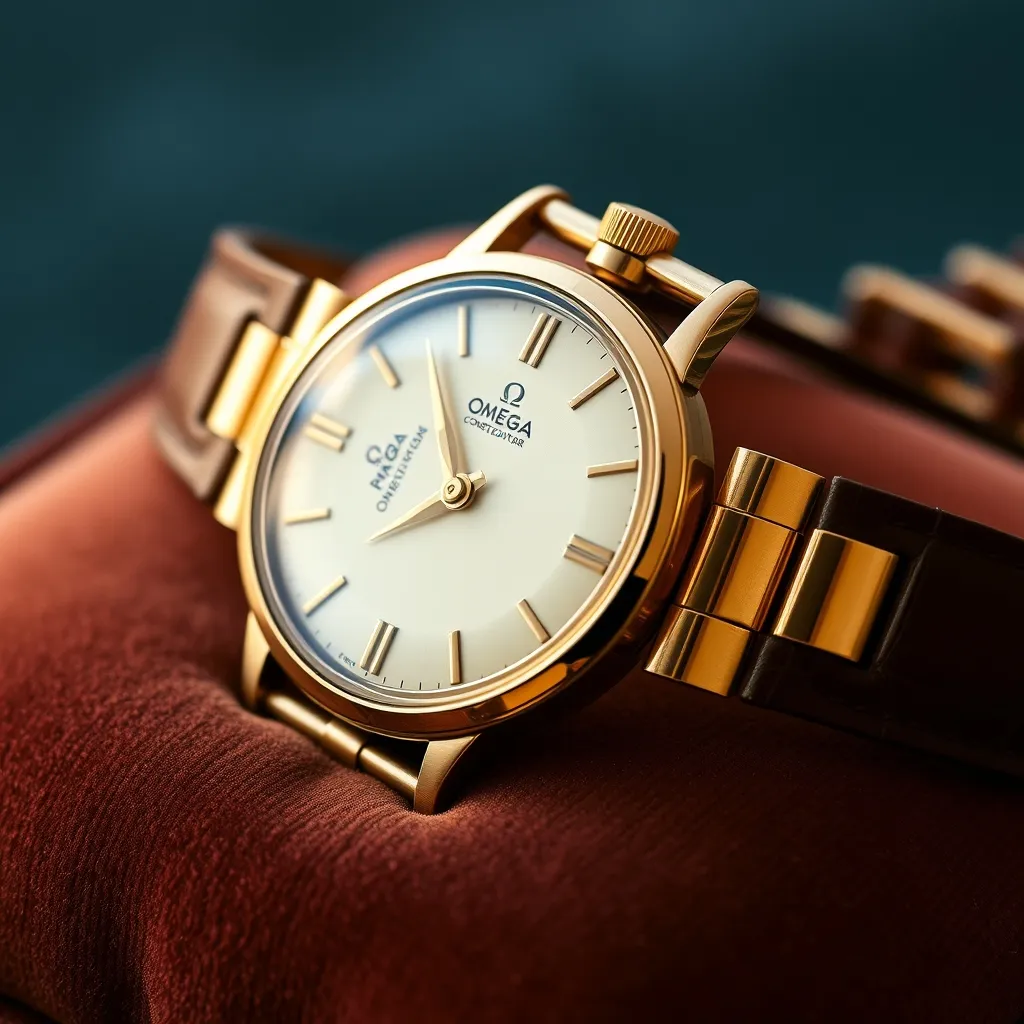 El Omega Constellation Pie Pan en oro de 18 quilates: su esfera convexa y sus agujas dauphine lo convierten en icono del coleccionismo relojero