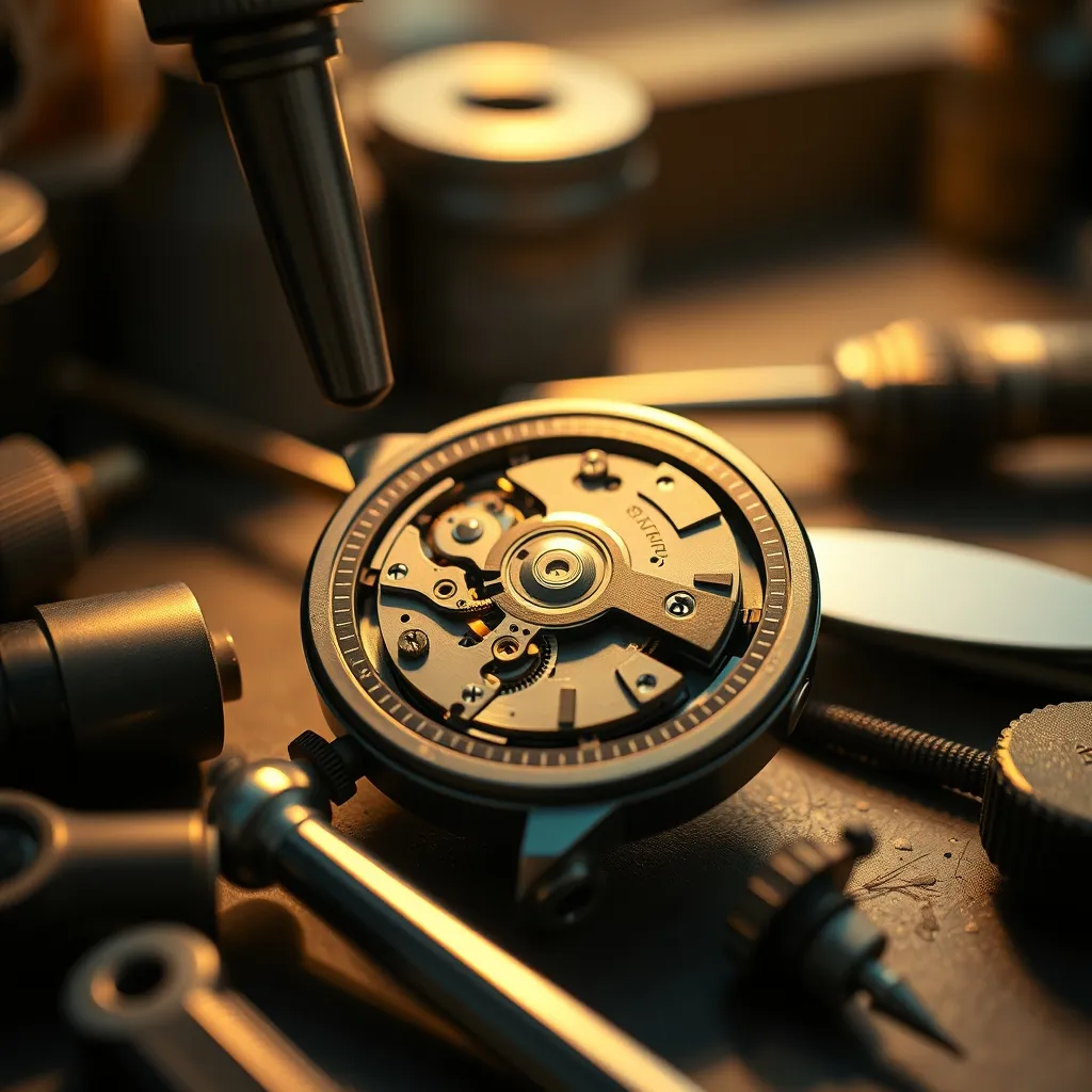 Un calibre Seiko durante una revisión en taller: la manufactura integral permite controlar cada componente del movimiento