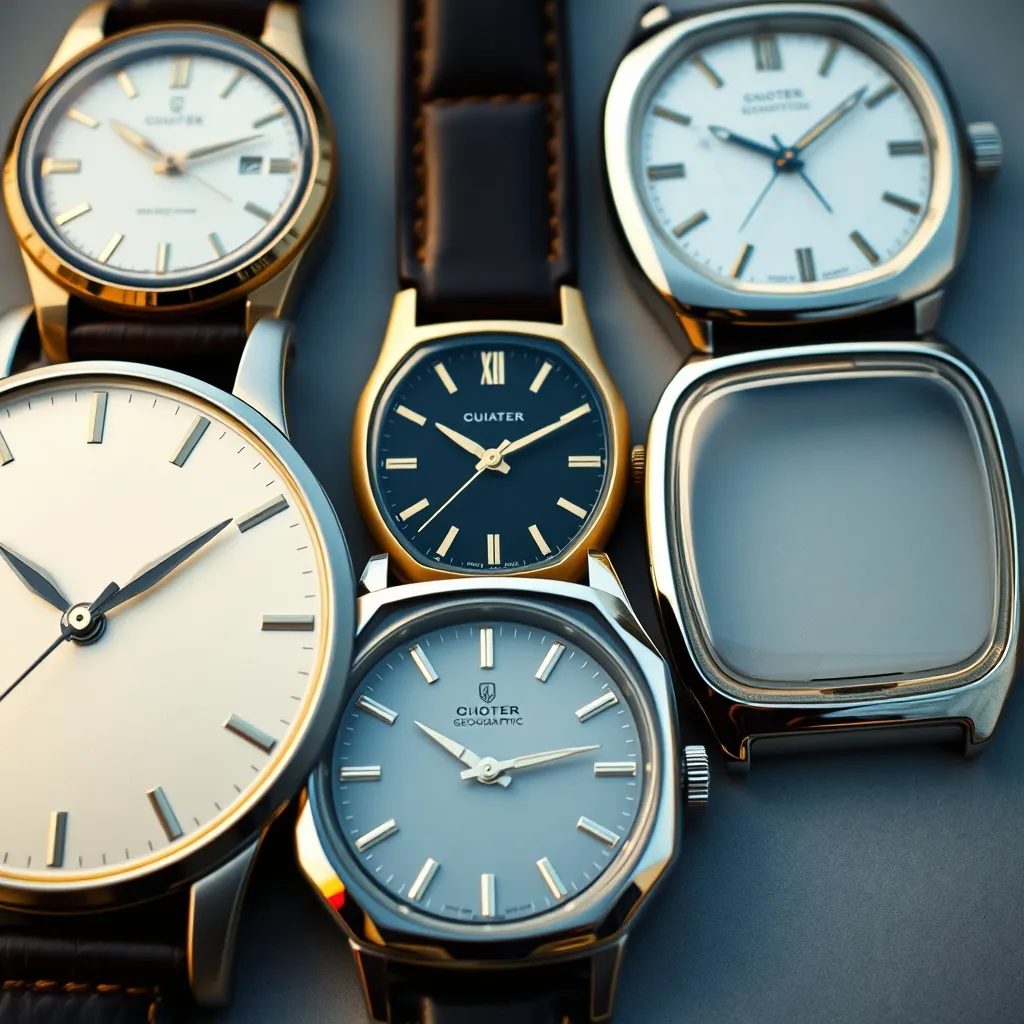 La forma de la caja define la personalidad del reloj: redonda, cuadrada, tonneau o cojín, cada silueta tiene su carácter