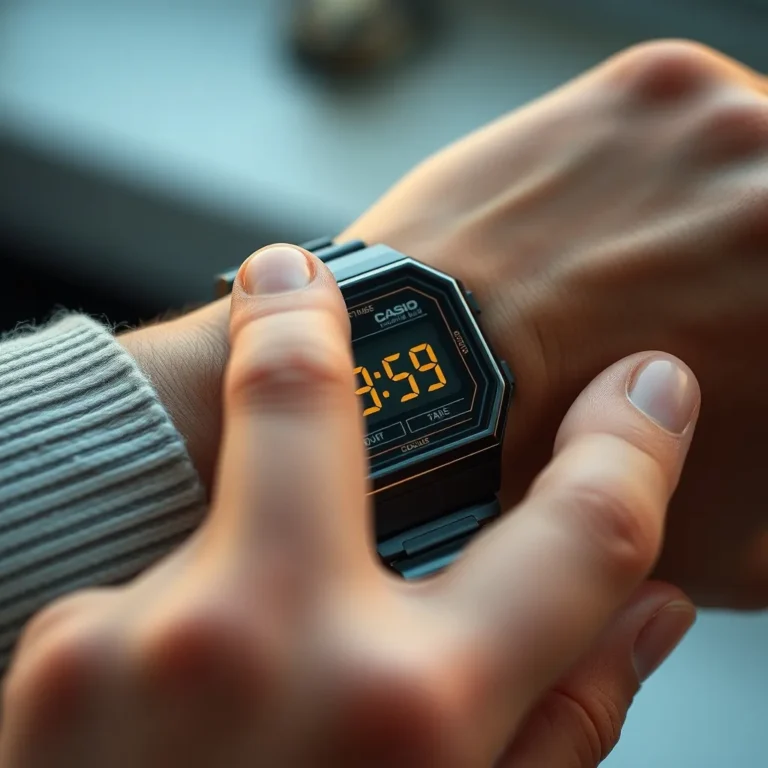Cambiar hora en reloj Casio de 4 botones: guía fácil
