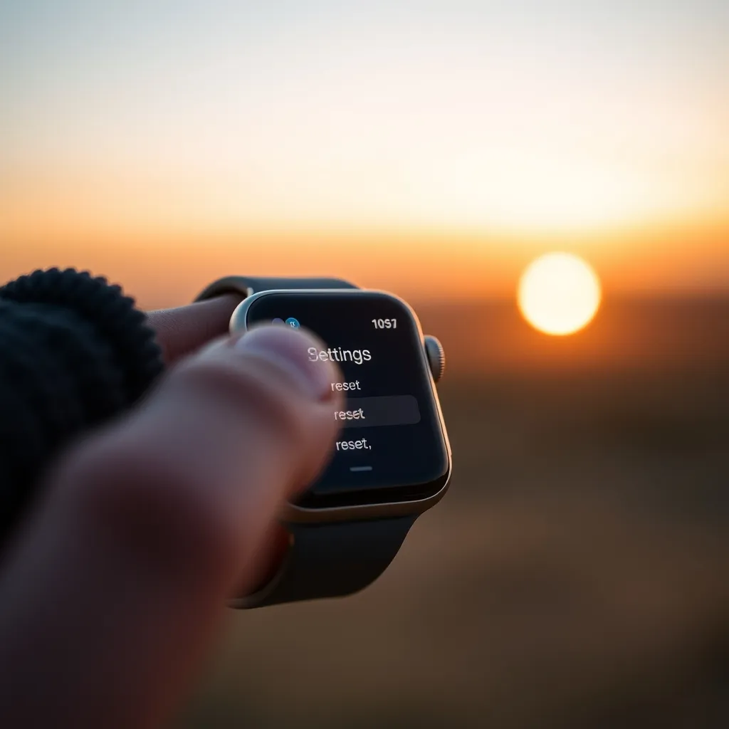 Desde los ajustes del propio Apple Watch puedes restaurarlo sin necesidad del iPhone vinculado