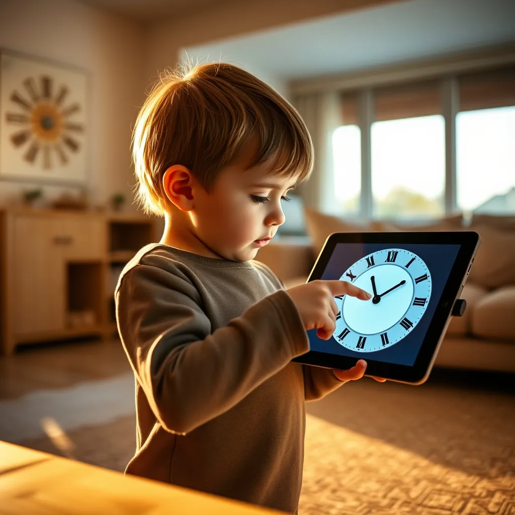 Los relojes analógicos online para niños combinan colores vivos con una interfaz adaptada a partir de 4 años