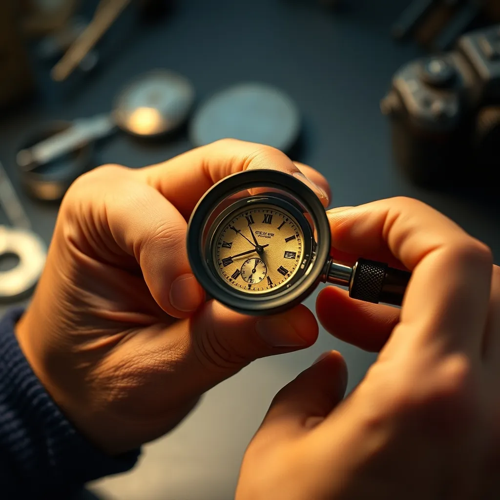 La inspección minuciosa de la esfera original es uno de los pasos clave para determinar el valor real de un reloj antiguo