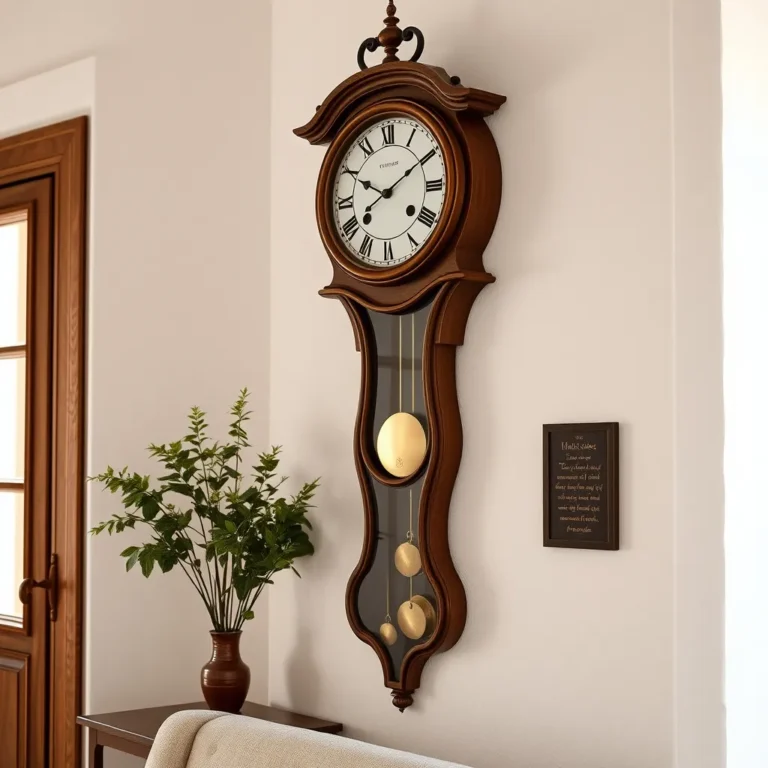 Reloj de pared antiguo con péndulo: precio y modelos