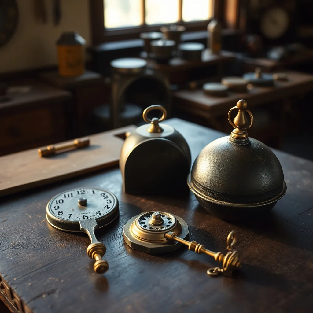 Pesas de hierro fundido y lenteja de péndulo originales: componentes clave que determinan el valor de un reloj antiguo