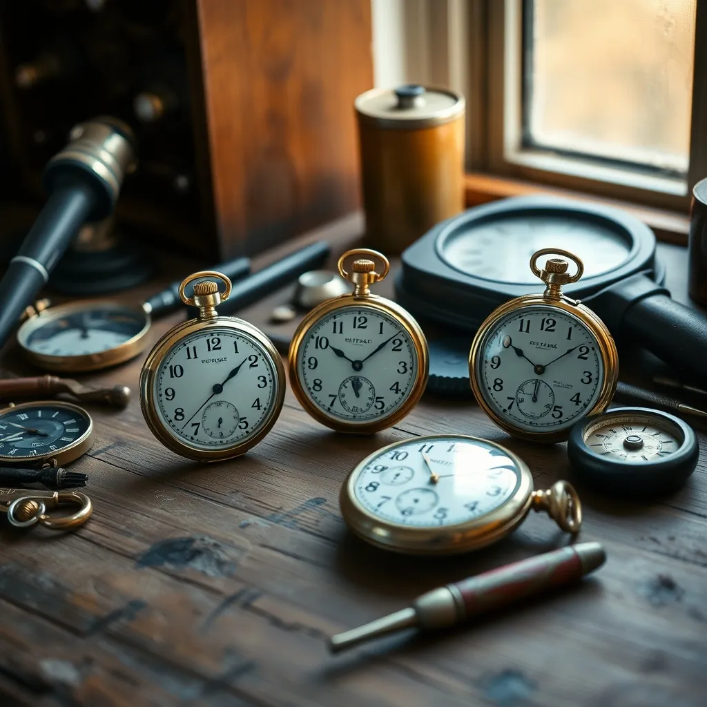 Colección de relojes de bolsillo Longines en plata y oro: cada pieza cuenta una historia diferente
