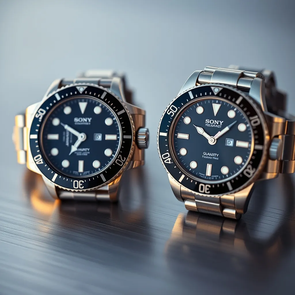 Las diferencias entre una réplica y un reloj legítimo se aprecian en los acabados del bisel y la esfera