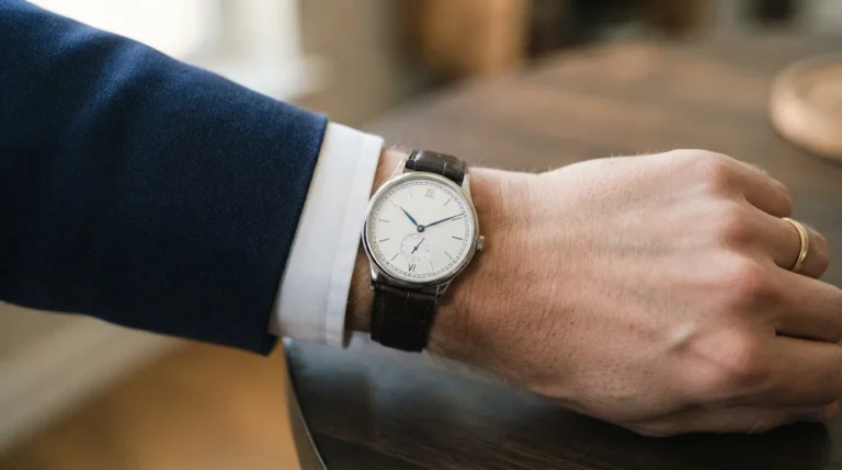 Qué reloj llevar con traje: grosor, correa y esfera