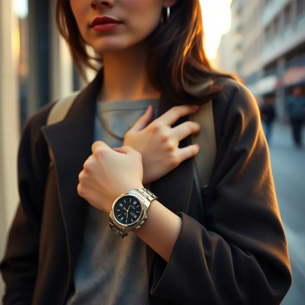 El Casio Vintage plateado se ha convertido en un icono del estilo urbano femenino